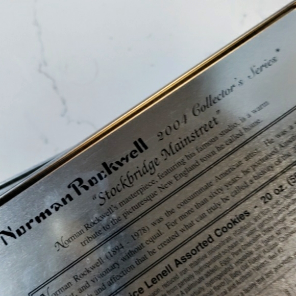 Norman Rockwell tin bundle. Good used condition. Vintage 2004 - Picture 4 of 9